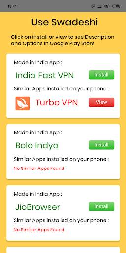 Use Swadeshi - Made in India Apps for INDIA screenshot 2