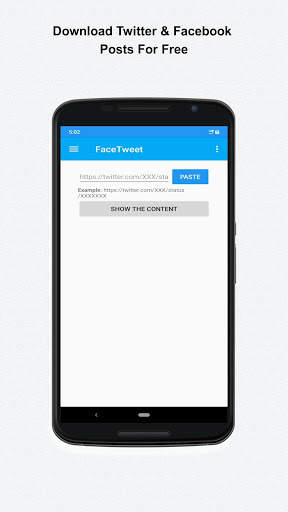 FACETWEET - Download Social Media Posts screenshot 1
