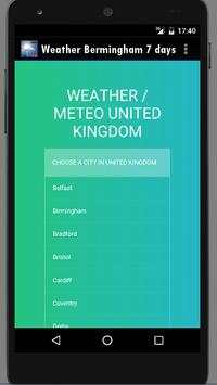 Weather Birmingham UK screenshot 2