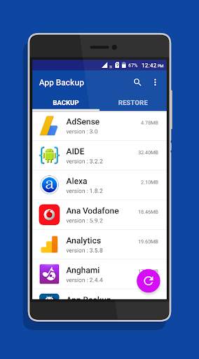 App Backup & Restore 1 تصوير الشاشة