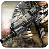 Modern warfare combat icon