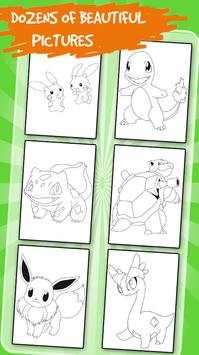 Kids Coloring for Pokemon screenshot 1