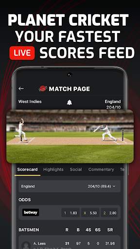 Planet Cricket - Live Scores screenshot 1
