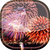 Christmas Fireworks LWP icon