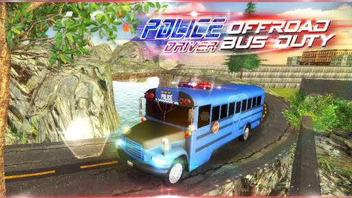Offroad Police Bus Driver - Dangerous Duty screenshot 1