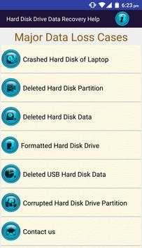 Hard Disk Drive Recovery Help screenshot 1