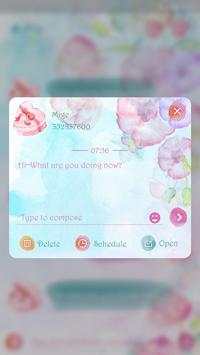 (FREE) GO SMS WATERCOLOR THEME screenshot 4