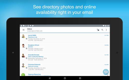BlackBerry Work screenshot 9