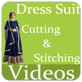 Designer Dress Suit Cutting Stitching Videos icon