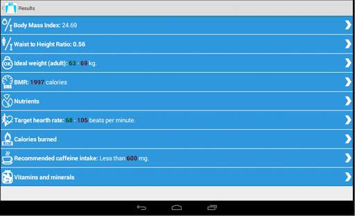 Health Calc screenshot 10