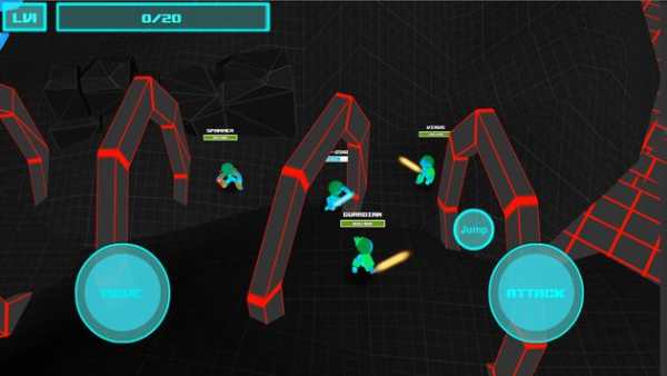 Stickman Multiplayer: Neon Warriors io screenshot 6