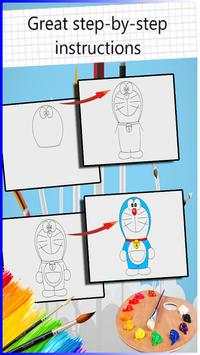 How to Draw Doraemon anime screenshot 1