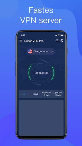 SuperBlueVPN Pro Free VPN Client screenshot 1