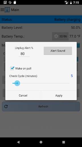 Battery Alert 40-80 Lite screenshot 5