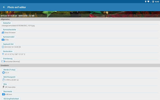 Photo exif editor screenshot 20
