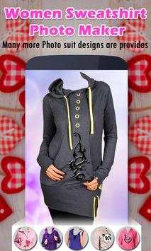 Women Sweatshirt Photo Maker screenshot 5