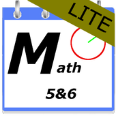 Math Grade 5 and 6 lite icon