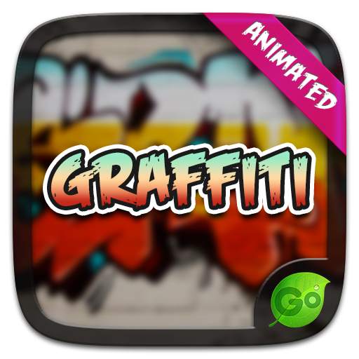 Retro Grafitti GO Keyboard Animated Theme 4.5