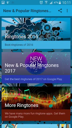 New & Popular Ringtones 2016 screenshot 1