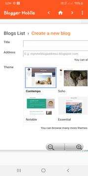 Blogger Mobile screenshot 1