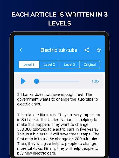 News in Levels: Learn English screenshot 9