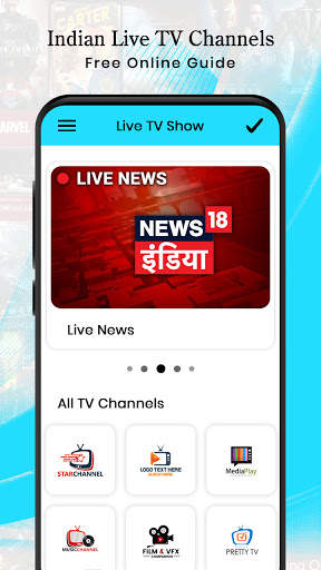 Indian Live TV Channels Free Online Guide screenshot 4