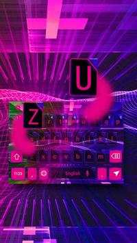 Neon tech light keyboard screenshot 2