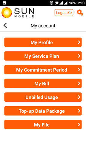 SUN Mobile screenshot 2