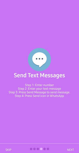 DirectMessage to WA -Directchat to unknown contact screenshot 3