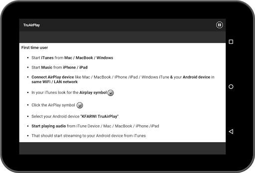 TruAirPlay Airplay Receiver screenshot 20