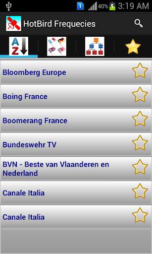 HotBird Channels Frequencies screenshot 1
