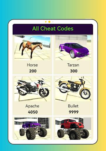All Indian bike Car cheat code स्क्रीनशॉट 14