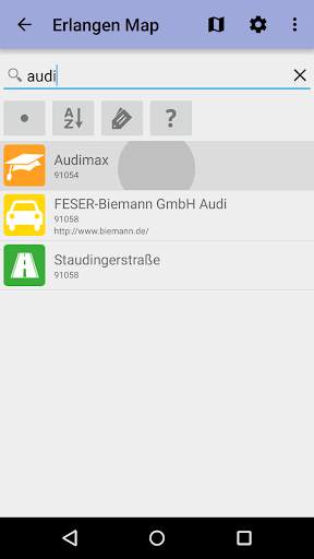 Erlangen Offline City Map screenshot 5