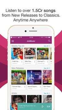 Jio Music : Music On Go screenshot 1