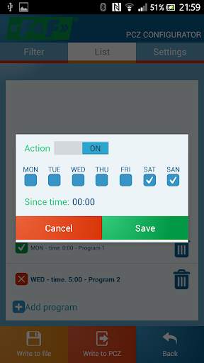 F&F PCZ Configurator screenshot 5