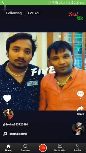 Desi Tik - Indian Short Video app स्क्रीनशॉट 3