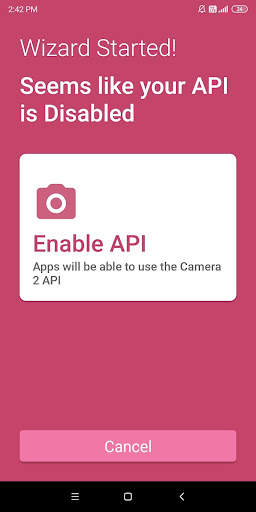 Camera2 API Enabler Wizard screenshot 3
