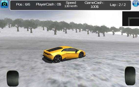 Snow Car Racing screenshot 5