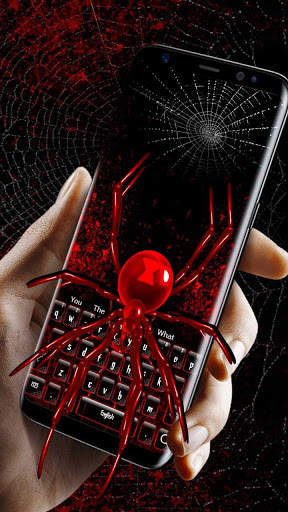 Rote Spinne Tastatur screenshot 1