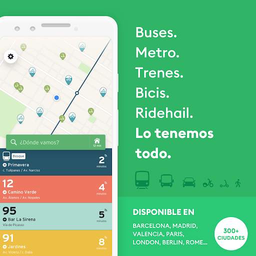 Transit: Horarios Bus y Metro screenshot 1