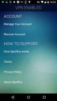 Spotflux VPN screenshot 4