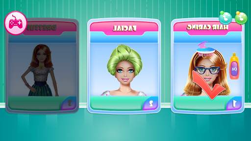 Games Hair Salon:  love  Hairstyle Color Makeover screenshot 1