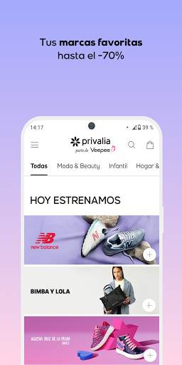 Privalia - Outlet de moda con ofertas de hasta 70% screenshot 1