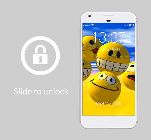 Funny Smileys Emoji PIN AppLock Security screenshot 1