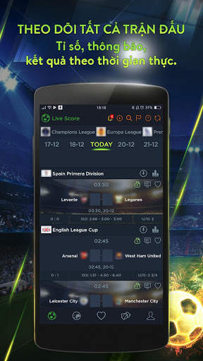 Bóng đá trực tiếp livescore365 screenshot 3