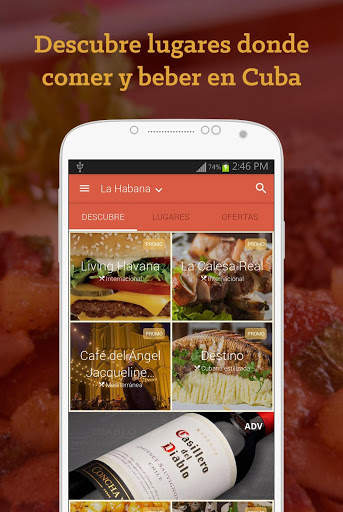 AlaMesa: comer y beber en Cuba screenshot 1