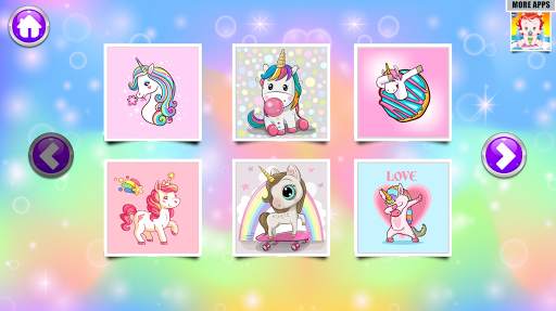 Toddler Jigsaw Puzzle Unicorn screenshot 1