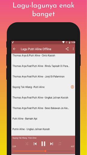 Lagu Putri Aline Offline screenshot 5
