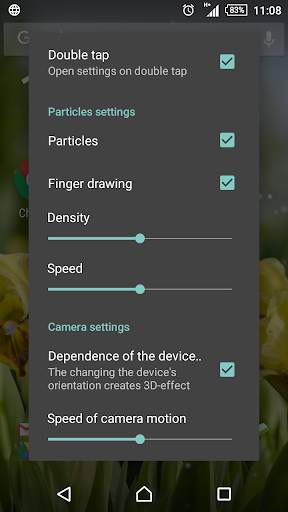 Iris Flowers Live Wallpaper FREE screenshot 2