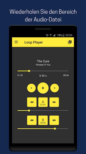 Loop Player - A B Wiederholung Spieler screenshot 1